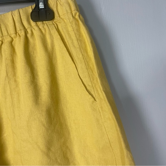Banana Republic NWT Linen Blend Shorts M Pull On High Waist Coastal Minimalist - Picture 2 of 10